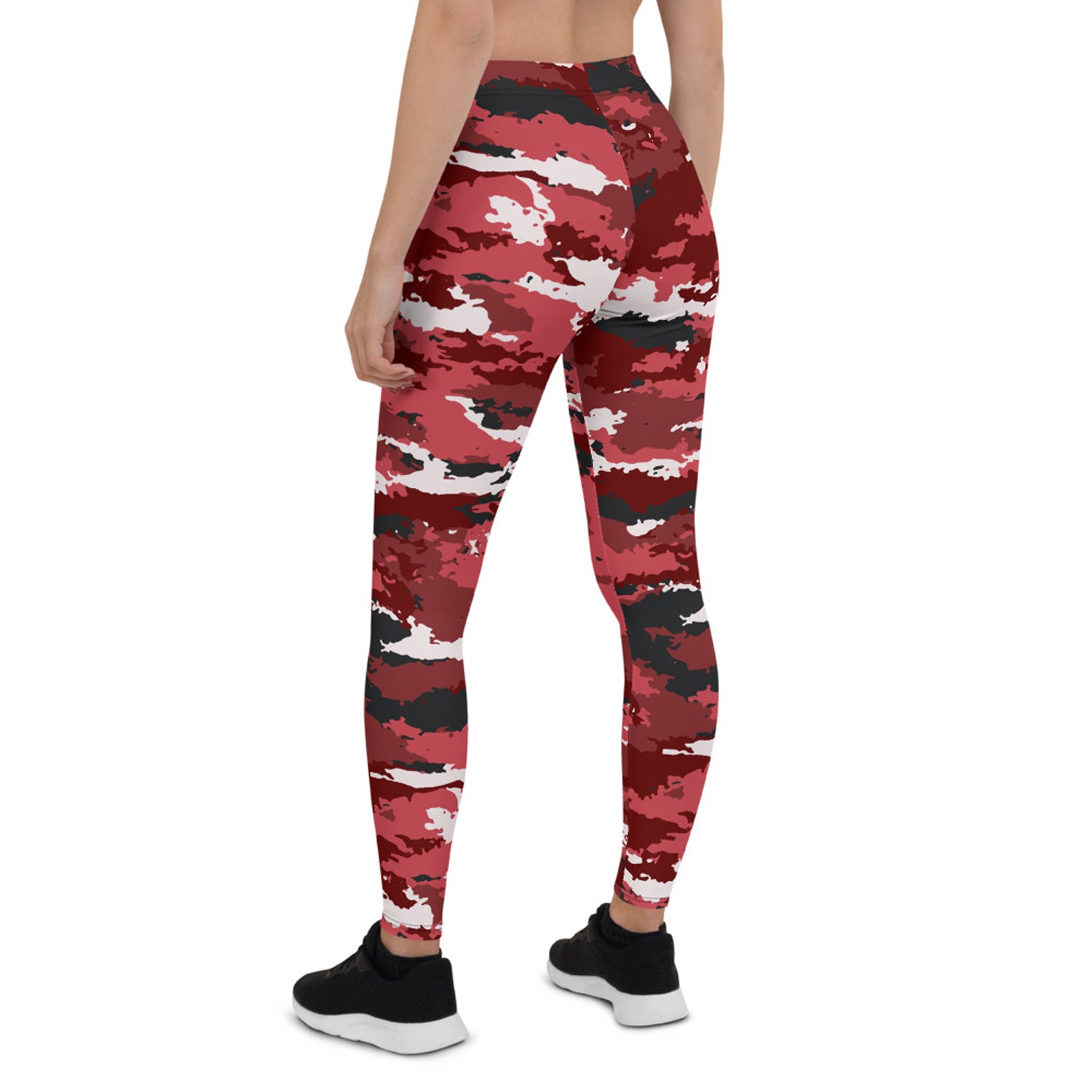 Red Camo Leggings for Women