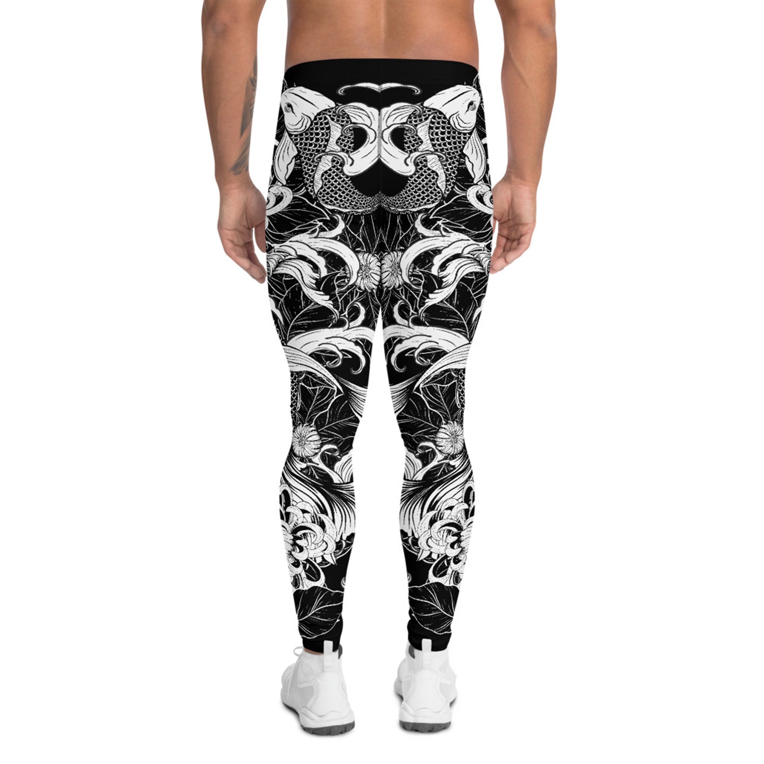 Koi Fish Tattoo Leggings for Men