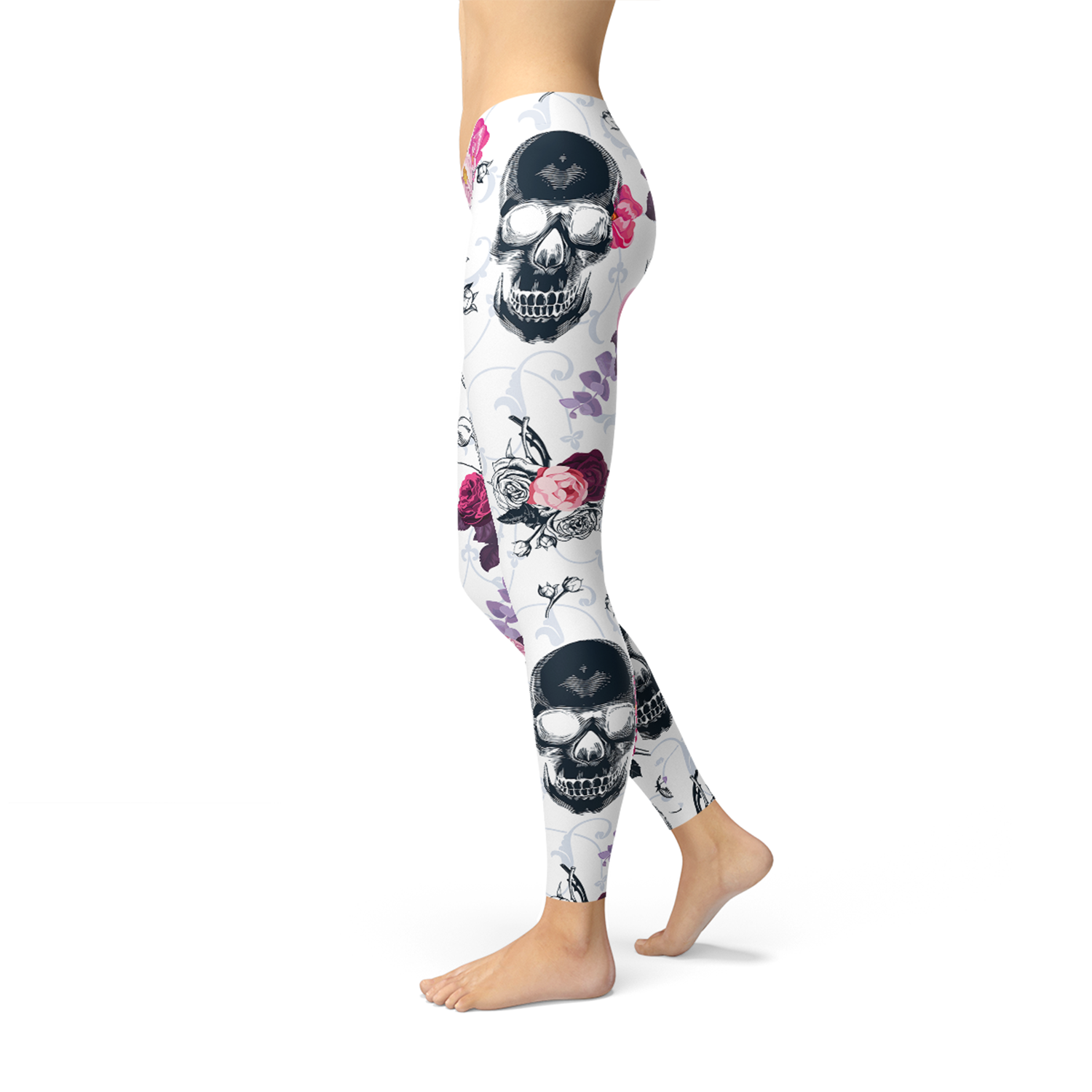 Womens Day Of The Dead Leggings