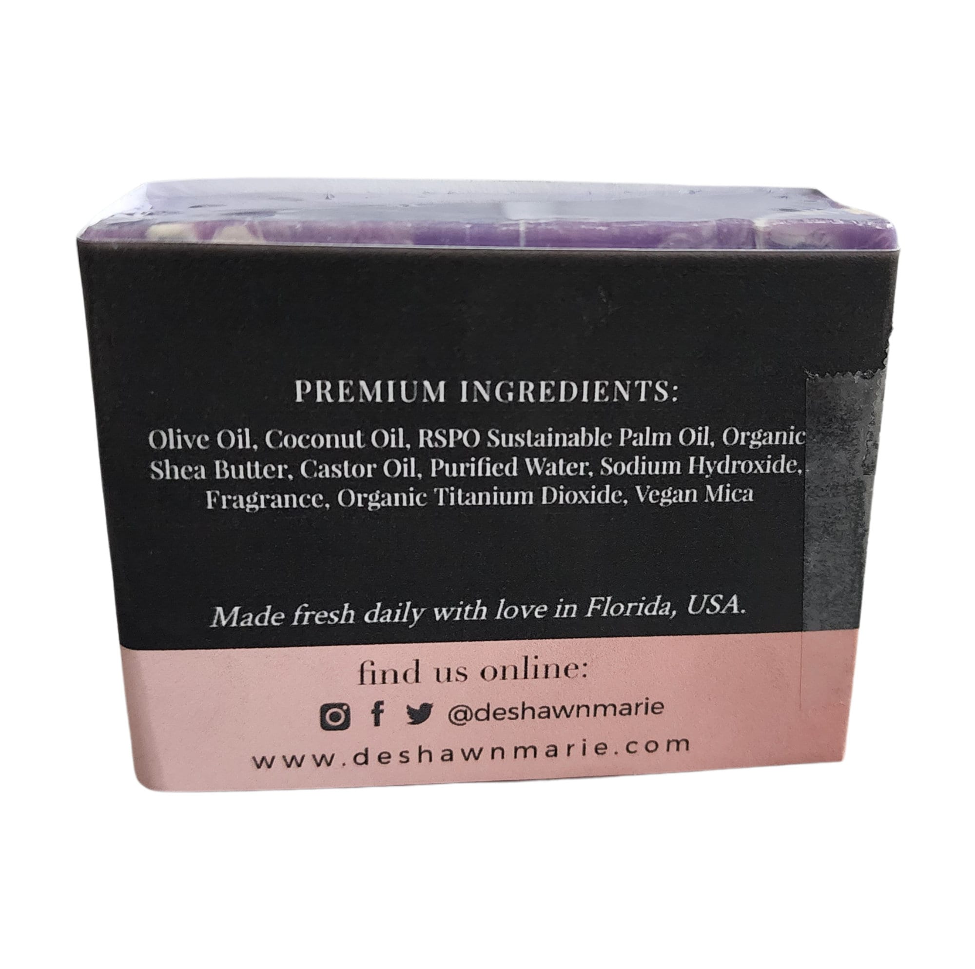 Purple Peach Soap